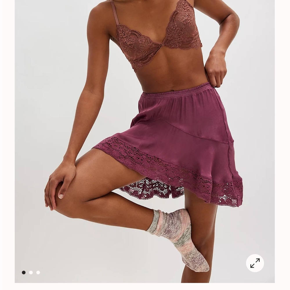 Free People Asymmetrical Skirt in brown